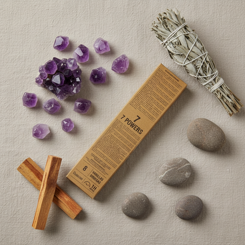 7 Poderes - Mockup Flat Lay