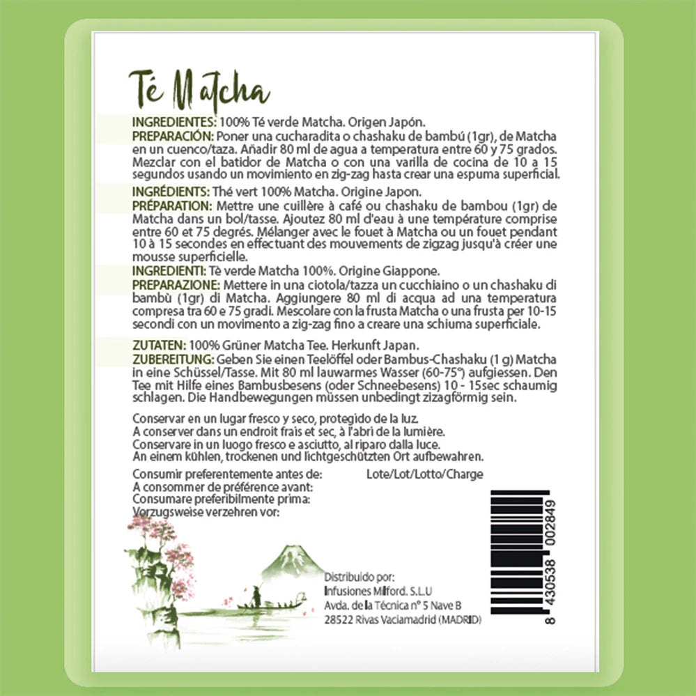 Té Matcha Premium Japonés
