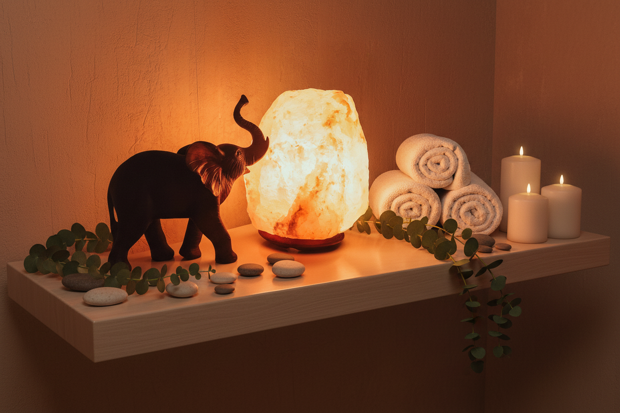 Himalayan Salt Lamp - Spa Mockup