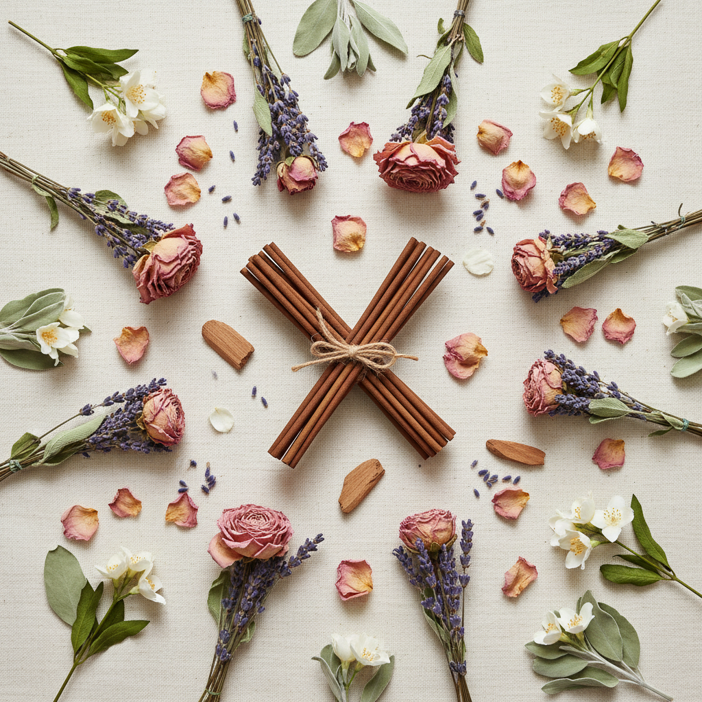 Incienso artesanal - Ingredientes naturales