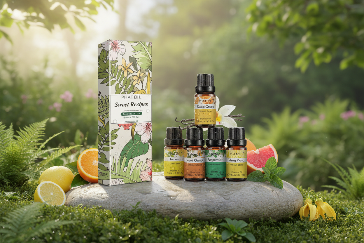 Mockup en jardín natural