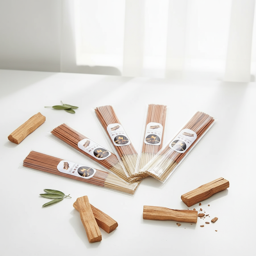 Palo Santo Premium - Mockup Estudio