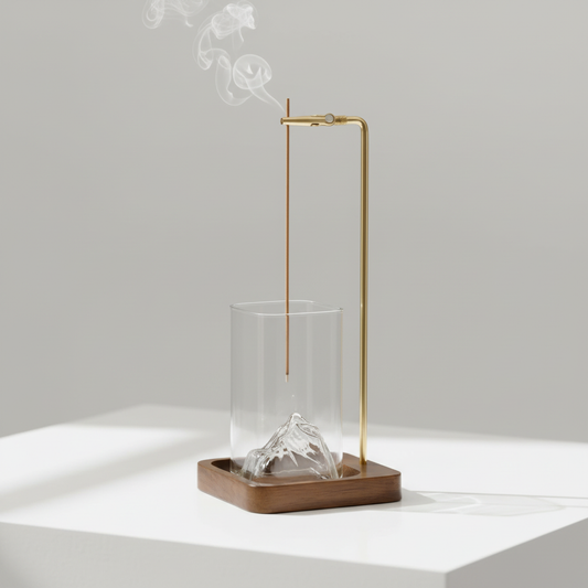 Porta Incienso Madera - Mockup Estudio