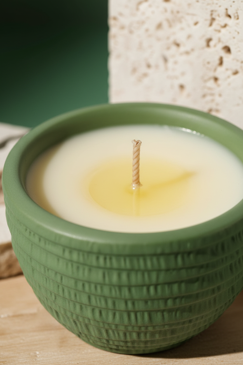 Vela Soja Natural - Mockup Detalle