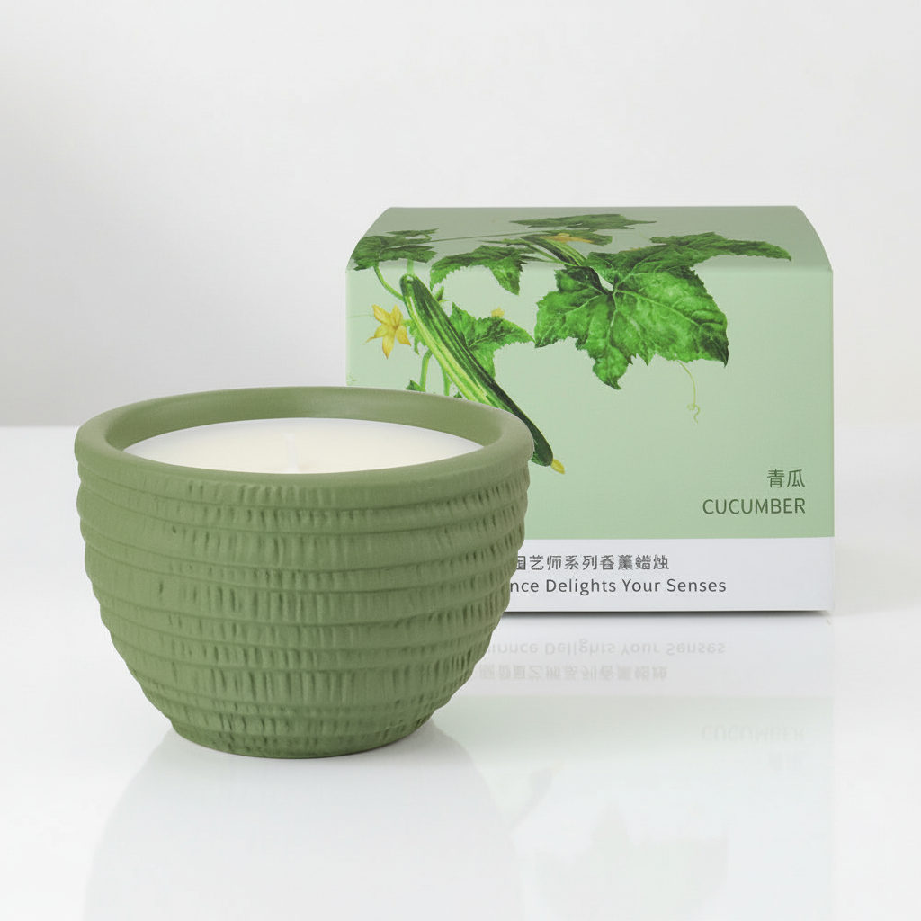 Vela Soja Natural - Mockup Estudio